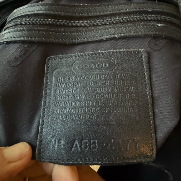 Coach 4177 Vintage Black Flatiron Large Hobo Ergo Shoulder bag Leather Used - Picture 4 of 13